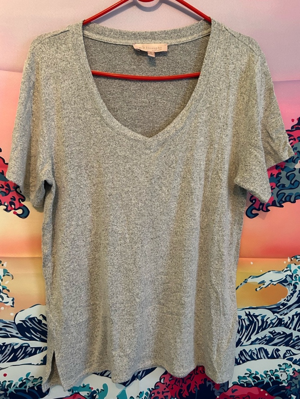 Philosophy Grey Women T-shirt